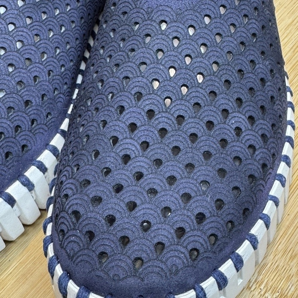 Ilse Jacobsen Shoes Womens Size 36 Tulip Slip On Scallop Perforated Comfort Flat - Picture 3 of 9